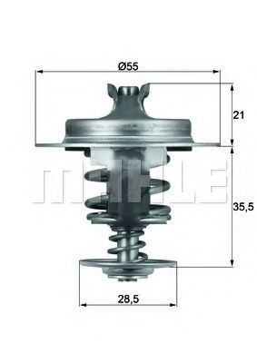 TX6783D KNECHT-MAHLE термостат