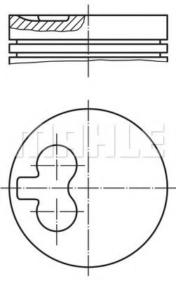 0295502 KNECHT-MAHLE Поршнек-т VAG 1,6D CR,CS,JK,ME,JP 2,4D CP,DW D77,5