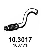 103017 ASSO Труба глушителя приёмная citroen c4 1.6 hdi 11 2004--