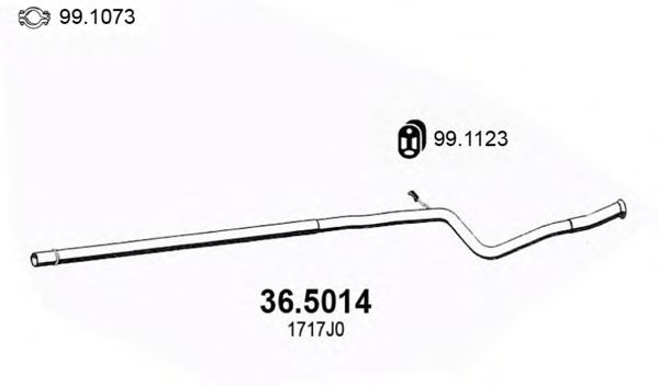365014 ASSO Приемная труба