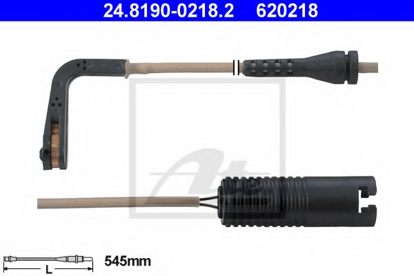 24819002182 ATE Датчик износа тормколодок зад[545mm]