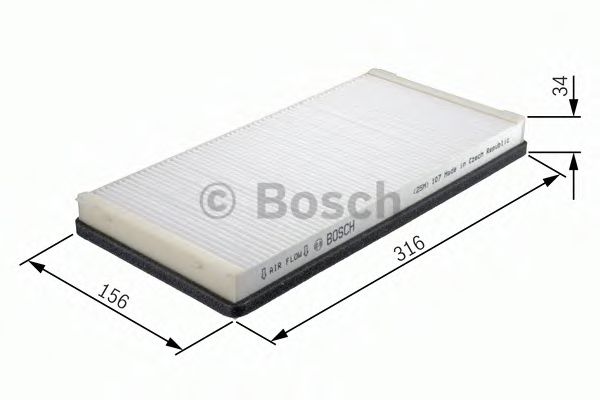1987432007 BOSCH LA322 Фильтр салона Peugeot 46 96-4Porsche Boxter 4-