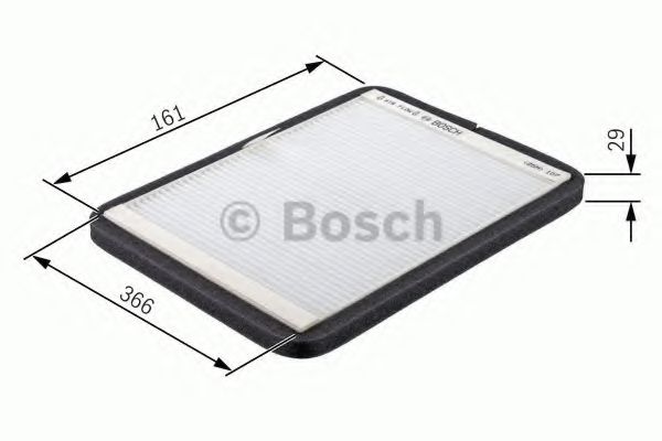 1987432043 BOSCH Фильтр салона PRINTERVW LT28 97-