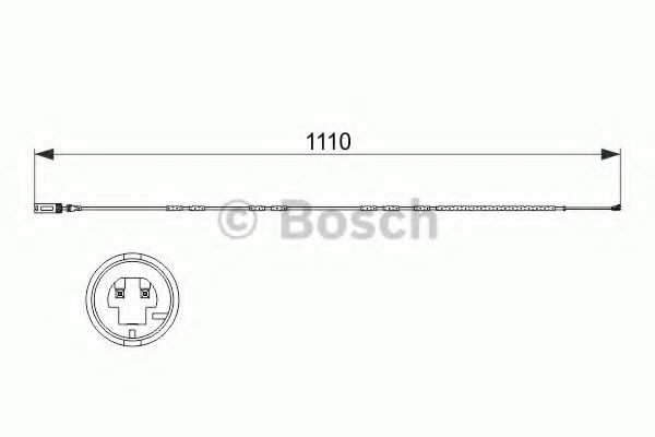1987473515 BOSCH сигнализатор износа тормозных колодок bmw 1 04-,