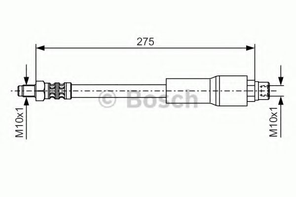 1987476649 BOSCH Торм.шланг BMW E38