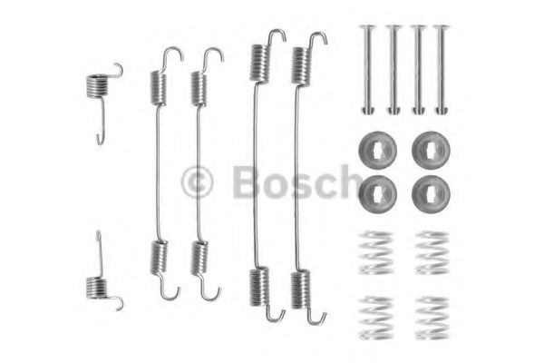 1987475255 BOSCH Комплект монтажный барабанных тормозных колодок