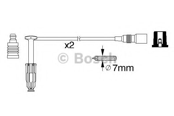 0986356311 BOSCH Провода вв MB W638SPRINTER