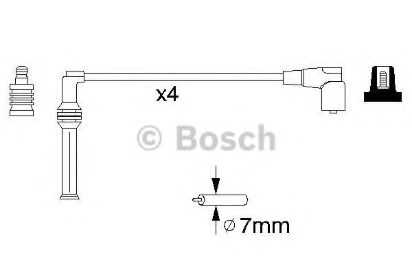 0986356778 BOSCH комплект проводов