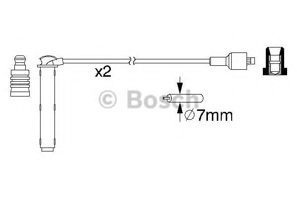 0986357154 BOSCH КОМПЛЕКТ В.В. ПРОВОДОВ