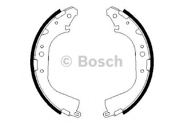 0986487354 BOSCH БАРАБАННЫЕ КОЛОДКИ