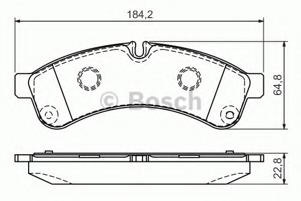 0986494335 BOSCH К-т дисков. тормоз. колодок