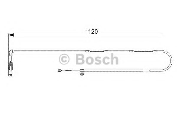 1987473010 BOSCH Датчик износа тормозных колодок