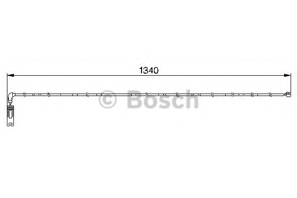 1987474944 BOSCH Датчик износа торм. колодок BMW 3(E46) -05 задн.