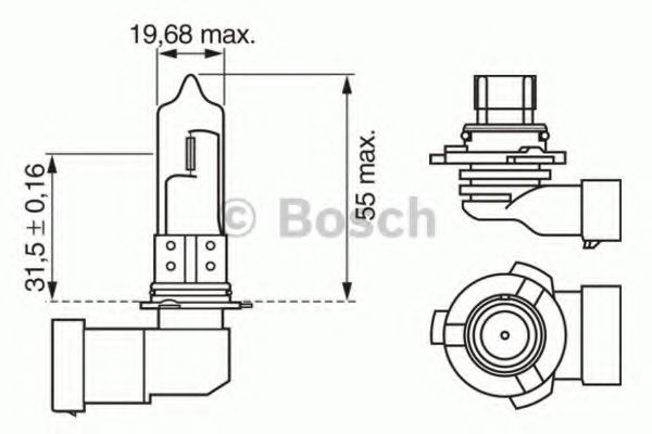 1987302152 BOSCH Лампа 
