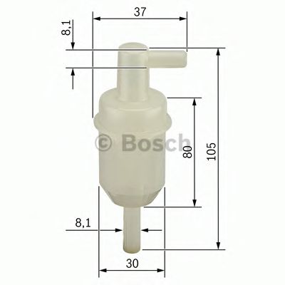 0450904077 BOSCH Фильтр топливный MBSSANGYONG DTD