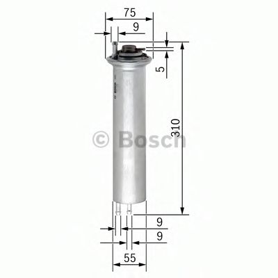 0450905960 BOSCH Фильтр топливный