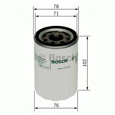 0451103109 BOSCH Фильтр масляный