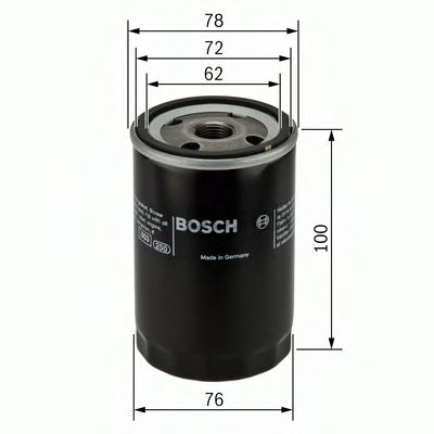 0451103232 BOSCH фильтр масляный
