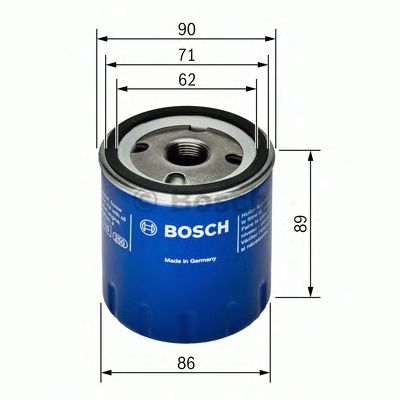 0451103353 BOSCH Фильтр масляный RENAULT LAGUNASAFRANE