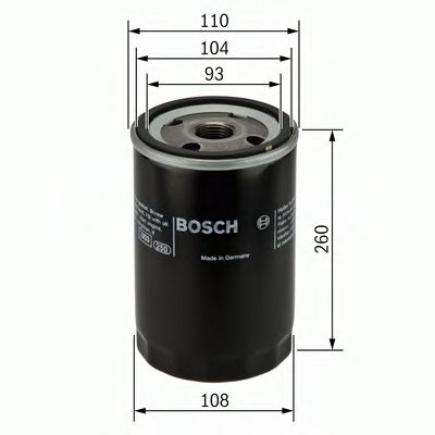 0451403001 BOSCH Масляный фильтр