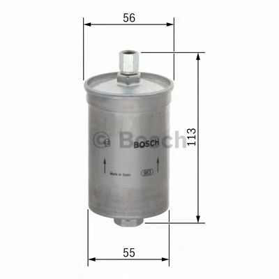 0986450124 BOSCH Фильтр топливный ВАЗ