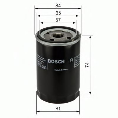 0986452016 BOSCH фильтр масляный