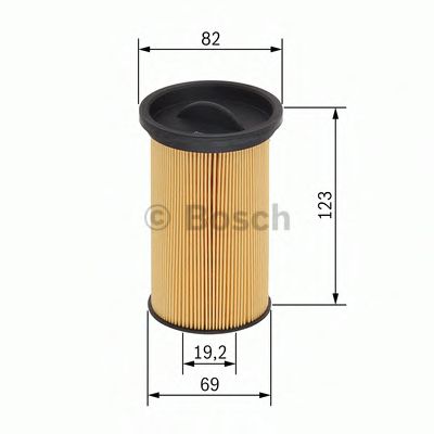 1457431708 BOSCH Фильтр топливный дизель BMW E46