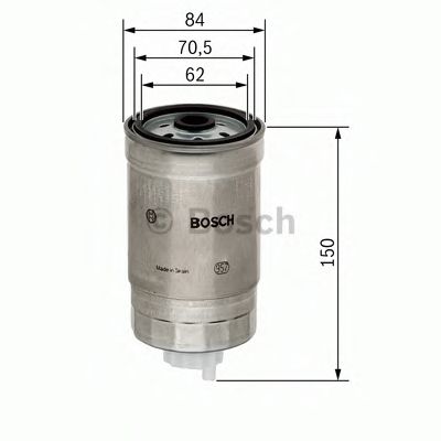 1457434460 BOSCH фильтр топливный alfa romeo: 147 01-