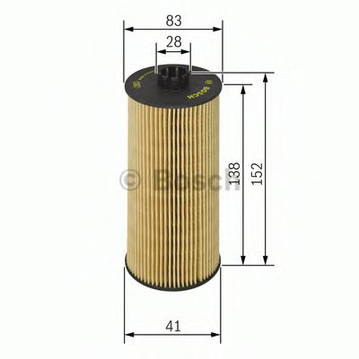 F026407040 BOSCH ВСТАВКА МАСЛЯНОГО ФИЛЬТРА