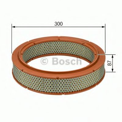 1457429080 BOSCH Фильтр воздушный