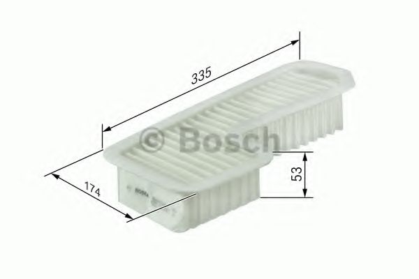 F026400158 BOSCH вставка воздушного фильтра