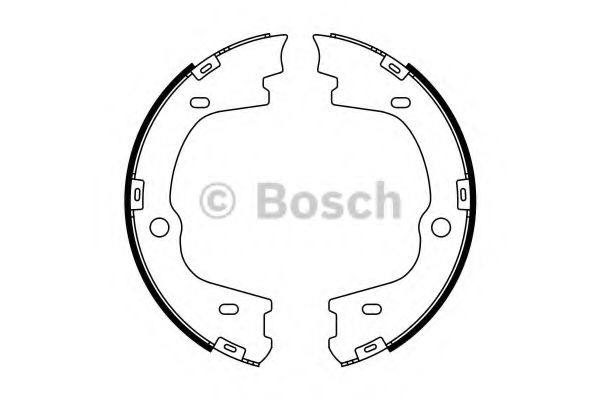 0986487778 BOSCH БАРАБАННЫЕ КОЛОДКИ