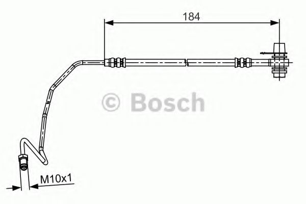 1987481534 BOSCH ТОРМОЗНОЙ ШЛАНГ