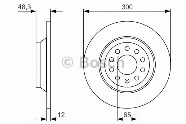 0986479V01 BOSCH ТОРМОЗНЫЕ КОЛОДКИ