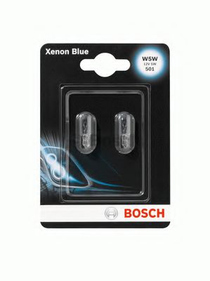 1987301033 BOSCH Лампа W5W W2,1x9,5d Xenon Blue (компл.blister 2шт.)