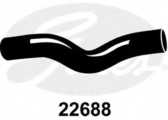 22688 GATES шланг радиатора (4275-)