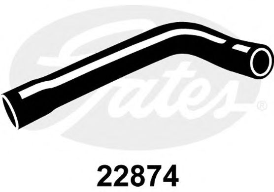 22874 GATES Шланг радиатора 22874 (4275-22874)