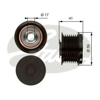 OAP7078 GATES Муфта свободного хода TOYOTA CAMRY 3.5 6-