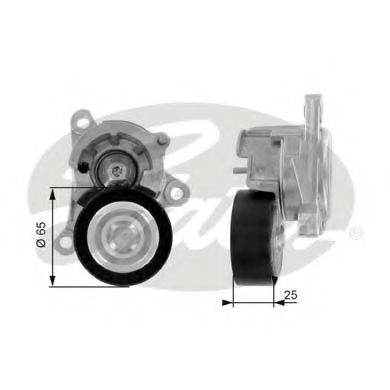 T38320 GATES Натяжитель ремня приводного PEUGEOT 37CITROEN C4 2.