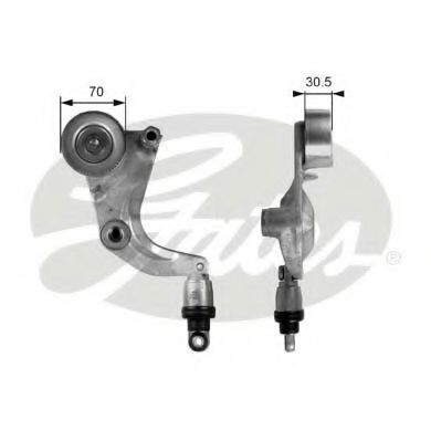 T39077 GATES Натяжитель приводного ремня + ролик