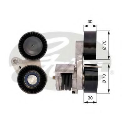 T39114 GATES ролик t39114 (7808-21514)