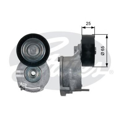 T39188 GATES ролик приводного ремня ford focuskuga 2.0tdci 10>