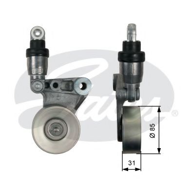 T39214 GATES ролик приводного ремня nissan patrol gr 3.0dti 00>