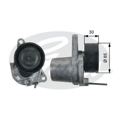T39251 GATES натяжитель ремня nissan quashkai, renault meganes