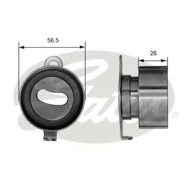 T41011 GATES натяжитель ремня грм hondarover 1.3-1.6 86-01