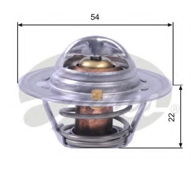 TH12888G1 GATES термостат 88°c ford mazda mmc nissan opel