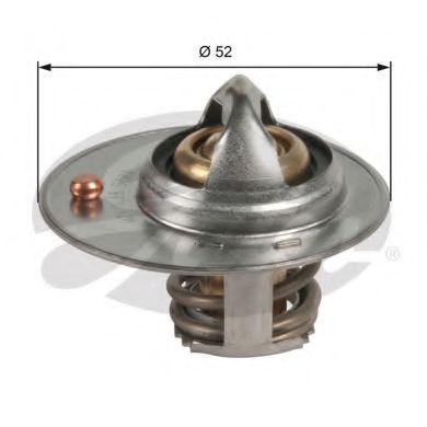 TH49087G1 GATES Термостат mitsubishi asxlancer 1.6 10- colt 1.11.3 04-