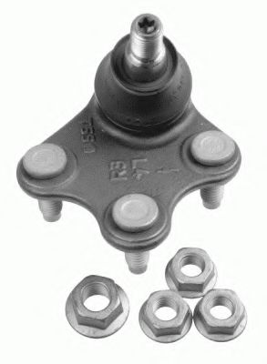 3390501 LEMFORDER Опора шаровая VAG FABIA/POLO/RAPID 09- нижн.лев