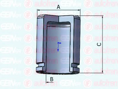 D025302 SEINSA AUTOFREN ремкомплект тормозного суппорта