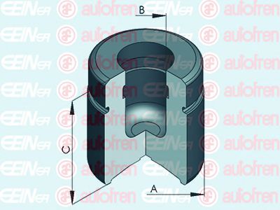 D025497 SEINSA AUTOFREN Поршень тормозного суппорта задн. honda fr-v 1.82.02.2i2.2ctdi 05 (d38mm, l46mm)